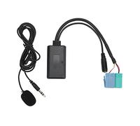 Cryfokt Wireless Bluetooth AUX Adapter Cable with Hands-Free Mic for Car Stereo Systems Designed for Becker Replacement 25cm