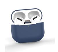 Cryfokt Wireless Earphone Case Split Soft Case -thin Liquid Silicone for Earbuds 3 Portable (Midnight Blue)