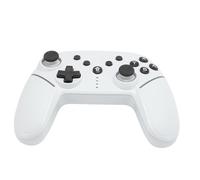 Cryfokt Wireless Game Controller with RGB Lighting Effects 6 Axis Gyroscope Programmable Function for IOS (White)