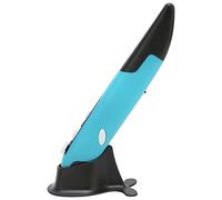 Cryfokt Wireless Optical Pocket Pen Mouse Ergonomic 2.4GHz USB Wireless Pen Mouse with Adjustable DPI for Precise Control, Suitable for Office Workers and Students (Blue)