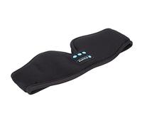 Cryfokt Wireless Sleep Headphones Bluetooth Music Eye Mask Comfortable for Side Sleepers Travel Meditation Cotton Black
