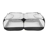 Cryfokt With Zipper Chicken Coop, Coop, for Pets Rabbit Duck (Black)