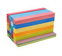 Cryfokt Wooden Building Blocks Colorful DIY Puzzle Bridge Stacking Toy for Toddler Kids with Matte Texture Educational Basswood Material