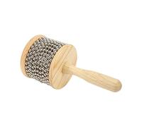 Cryfokt Wooden Cabasa Steel Ball Crank Toy for Creating Various Rhythmic Effects - Percussion Instrument for Kids (Medium Kabasa)