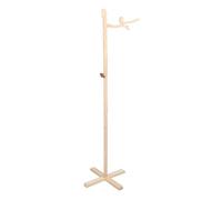 Cryfokt Wooden Floor Standing Crib Mobile Arm Stable Support for Baby Bell Hanging Safe Entertainment for Newborns Material Wood