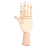 Cryfokt Wooden Gliederhand Art Model, Proportioned Hand Reference Tool for Artists, Study The Basic Shapes of The Human Hand