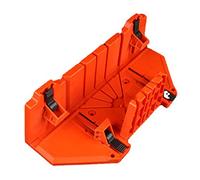 Cryfokt Woodworking Miter Saw Storage Box Durable ABS Multi Angle 22.5 45 90 Degree for Home Construction Office Building (14in Clamping Type)