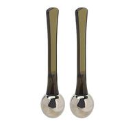 Cryfokt Zinc Alloy Eye Cream Applicator Duo with Roller Ball Massager for Hydrating Eye Care 2pcs