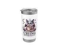 Crying Aesthetically Cute Pastel Bat Stainless Steel Insulated Tumbler