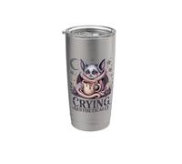 Crying Aesthetically Cute Pastel Bat Stainless Steel Insulated Tumbler