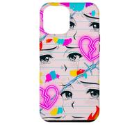 Crying Anime Eyes Collage with Barbed Wire, Doodles, and Bro Case for iPhone 12 Pro Max