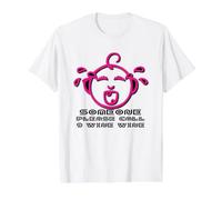 Crying Baby, Black & Pink Someone Please Call Nine Wine Wine Value Graphic T-Shirt, Men, White, S