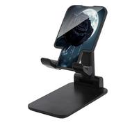 Crying Black Rose Moon Foldable Cell Phone Stand for Desktop Adjustable Height Compatible with All Smartphone