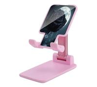 Crying Black Rose Moon Foldable Cell Phone Stand for Desktop Adjustable Height Compatible with All Smartphone