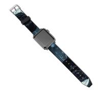 Crying Black Rose Moon Watch Band Compatible with IWatch Bands Elastic Replacement Wristband