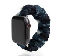 Crying Black Rose Moon Watch Band Compatible with IWatch Bands Series 6 5 4 3 2 1 Elastic Replacement Wristband