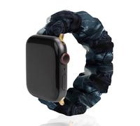 Crying Black Rose Moon Watch Band Compatible with IWatch Bands Series 6 5 4 3 2 1 Elastic Replacement Wristband