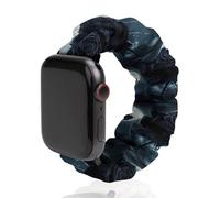 Crying Black Rose Moon Watch Band Compatible with IWatch Bands Series 6 5 4 3 2 1 Elastic Replacement Wristband