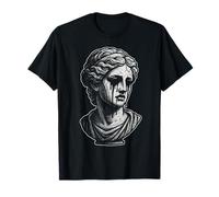 Crying Classical Statue Dark Tears Despair Melancholy T-Shirt