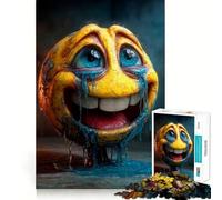 Crying Emoji with Realistic Features 1000 Piece Jigsaw Puzzles for Teenagers Logic Game Accurate Edge Hard Challenge Night Play (50x75cm)