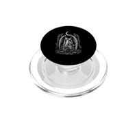 Crying Gothic Angel Under Crescent Moon Ruins PopSockets PopGrip for MagSafe