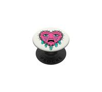 Crying Heart Tattoo - Traditional Old School Tattooed Inked PopSockets Adhesive PopGrip