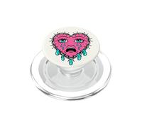 Crying Heart Tattoo - Traditional Old School Tattooed Inked PopSockets PopGrip for MagSafe