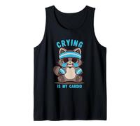 Crying is My Cardio Raccoon Tank Top