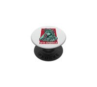 Crying Lady Liberty WTF America Political PopSockets Adhesive PopGrip