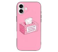 Crying over Fictional Characters Tissue Box Case for iPhone 16 Series