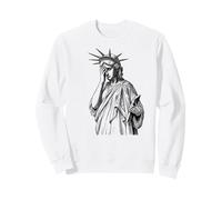 Crying Statue Of Liberty Sweatshirt