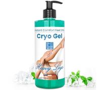 Cryo Gel Heavy Legs Relief - Muscle Gel - Cooling Gel - Anti-Cellulite Gel - Sore Muscle Rub - Aching Joints - Gel Max Strength - Swollen Legs - Special Cooling Action - 500ml - 17.59 fl oz