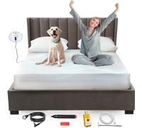 CryoForce Grounding Sheets King Size - Organic Cotton & Silver Fibre Earthing Sheets for Bed - Grounding Rod & Cord Included for Indoor or Outdoor Grounding