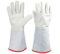 Cryogenic Gloves 40cm Liquid Nitrogen Protective Gloves Solid Cryo Gloves Dry Ice Protective Glove for Liquid Nitrogen Dry Ice