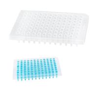 CryoKing 0.2ml 96-Well PCR Plates, Half-Skirted, Clear Polypropylene PCR Plate, Ultra-Thin Wall Tubes, DNase/RNase Free, Pack of 25