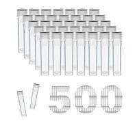 CryoKing 2.0ml Sample Vials with Lids, Cryovial with Screw Caps, PP Tubes for Liquid Culture (47.5mm, Self-Standing), 50 Vials/Bag, 10 Bags/Pack