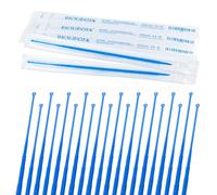 CryoKing 25Pcs 1ul Disposable Inoculating Loop, Gamma Sterile Plastic Sampling Rod, Blue Polystyrene Inoculation Tool for Cell Biology and Scientific Lab Supplies, Individual Package