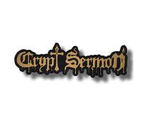 Crypt Sermon Patch Badge Embroidered Iron on Applique