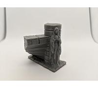 Crypt Stairs | 28mm 1/56 Scale Miniature | RPG Tabletop Figure Landscape Modelling Wargaming Fantasy Diorama Wargames Model Scenery Terrain Scatter Roleplaying 3d Printed Paintable