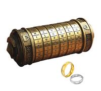 Cryptex Puzzle Boxes Da Vinci Code Mini Cryptex Lock with Hidden Compartments Anniversary Valentine's Day Mysterious birthday gifts for family and friends
