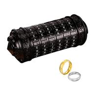 Cryptex Puzzle Boxes Da Vinci Code Mini Cryptex Lock with Hidden Compartments Anniversary Valentine's Day Mysterious birthday gifts for friends and family