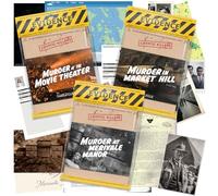 Cryptic Killers Bundle #1 - Unsolved Murder Mystery Game - Cold Case File Investigation - Detective Clues/Evidence - Solve The Crime - Individuals, Date Nights & Party Groups - 3 Pack