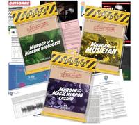 Cryptic Killers Bundle #2 - Unsolved Murder Mystery Game - Cold Case File Investigation - Detective Clues/Evidence - Solve The Crime - Individuals, Date Nights & Party Groups - 3 Pack