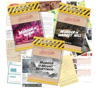 CRYPTIC KILLERS BUNDLE #3 - Unsolved Murder Mystery Game - Cold Case File Investigation - Detective Clues / Evidence - Solve The Crime - Individuals, Date Nights & Party Groups - 3 PACK