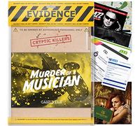 Cryptic Killers Unsolved Murder Mystery Game - Cold Case File Investigation - Detective Clues/Evidence - Solve The Crime - Individuals, Date Nights & Party Groups - Murder of a Musician by