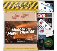 Cryptic Killers Unsolved murder mystery game Cold Case Files Investigation Detective clues/evidence Solve crime party groups Murder Movie Theater