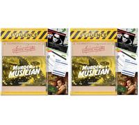 Cryptic Killers Unsolved murder mystery game - Cold Case Files Investigation - Detective clues/evidence - Solve the crime - Individuals, date nights & party groups - Murder of a Musician (Pack of 2)