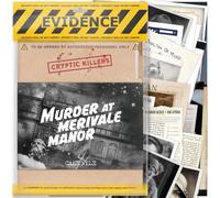 Cryptic Killers Unsolved murder mystery game - Cold Case Files Investigation Detective Evidence & Crime File - individuals, date nights & party games- Murder at Merivale Manor