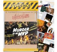 Cryptic Killers Unsolved murder mystery game - Murder of an MVP - Cold Case Files Investigation - Detective clues/evidence - Solve the crime - Individuals, date nights & party groups