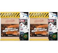 Cryptic Killers Unsolved mystery game - Cold Case Files Investigation - Detective clues/evidence - Solve the crime - Individuals, date nights & party groups - Murder at the Movie Theater (Pack of 2)